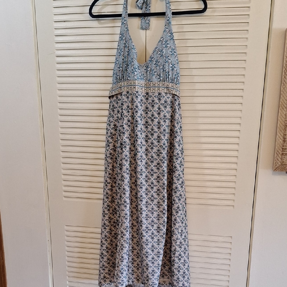 Athleta Patterned Halter Dress